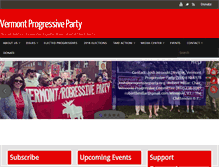 Tablet Screenshot of progressiveparty.org